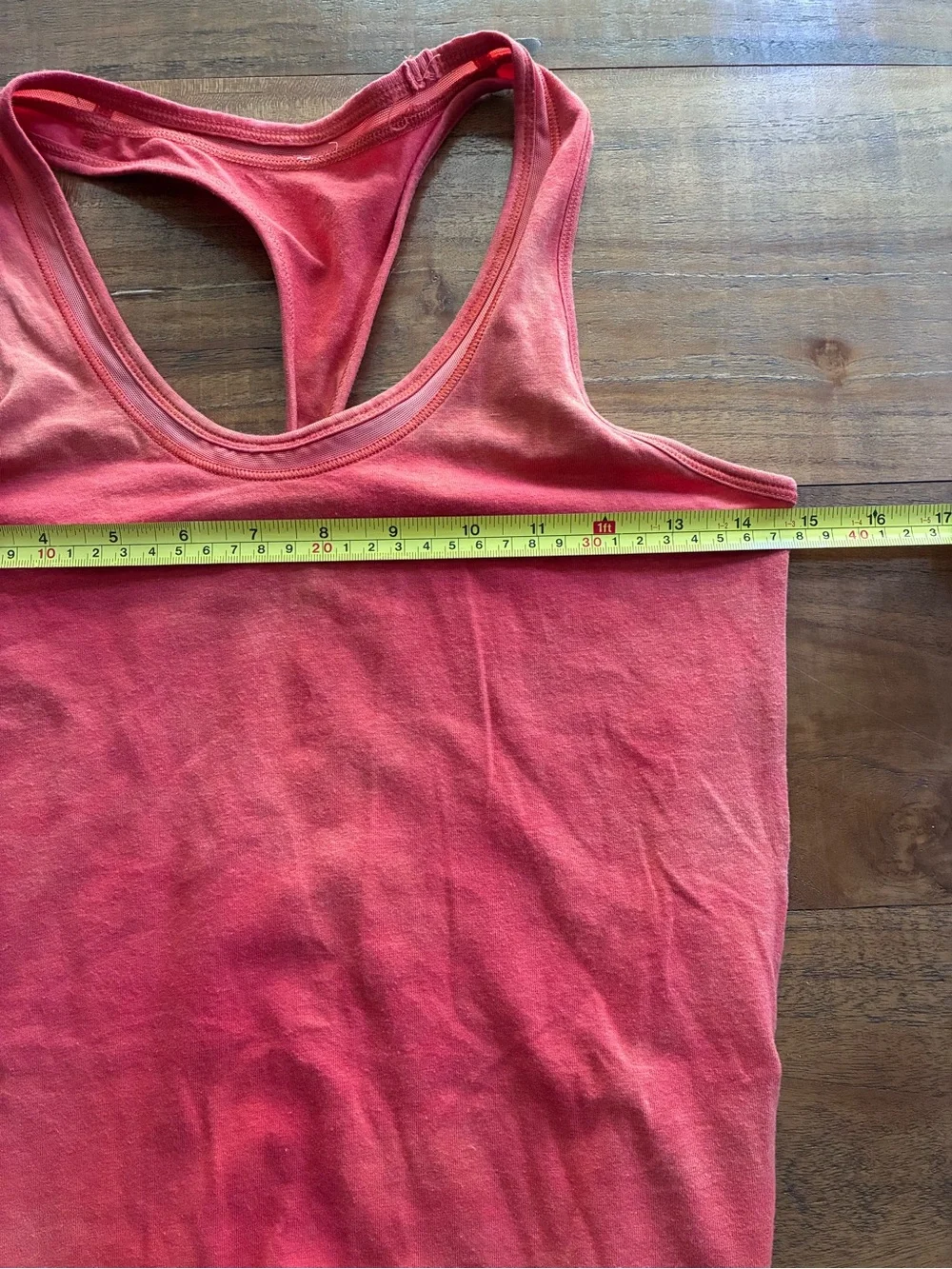 Lululemon It's A Cinch Dress Mottled Blood Orange Tanktop Dress Size 6